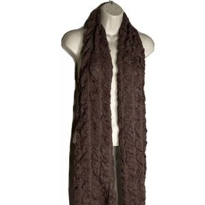 4/$35 Olsen Scrunch Knit Scarf Sparkly Metallic